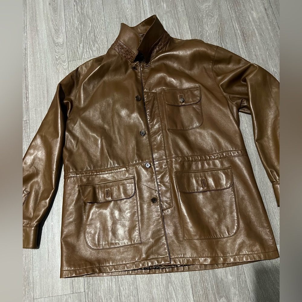 Leather Blazer - Picture 1 of 7